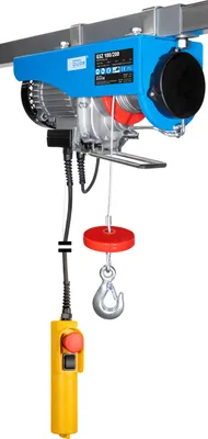 Immagine prodotto di GÜDE GSZ 100/200 paranco elettrico a fune paranco a catena a carrucola 200 kg 450 W