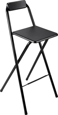 Produktbild von Bardi 4 x klappbare Barhocker für Bartable Schwarz - 100 Kg Kapazität
