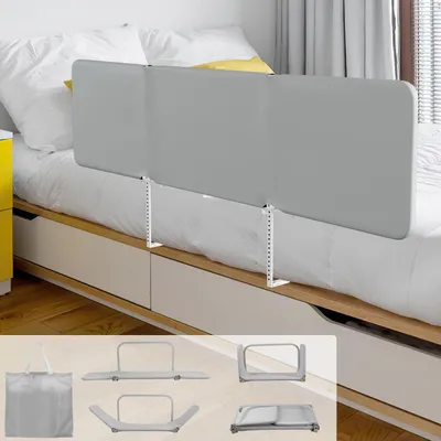 Obrázok produktu pre 180 cm, bočnica postele, ktorá sa dá sklopiť, s ochranou proti pádu