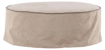Produktbild von Vindö Pouf Ø100 cm braun.