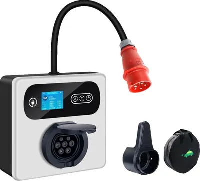 Obrázok produktu pre Nabíjačka pre elektromobily, nastaviteľný prúd, inteligentné nabíjacie funkcie, 11 kW