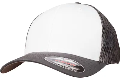 Produktbild von FLEXFIT 6511CF | Kappe Mesh Colored Front - Farbe: Dark Grey/White/Dark Grey - Größe: S/M