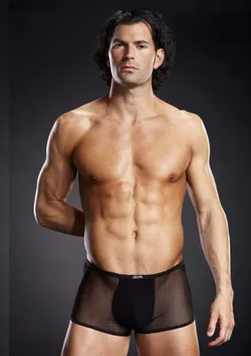 Productafbeelding van BLUE LINE - Boxershort met transparante inzetstukken, maat: S/M (36/38)