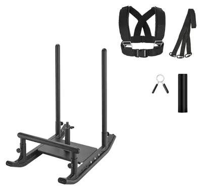Obrázek produktu pro SucceBuy posilovací kladky pro silový a rychlostní trénink, fitness zařízení s rukojeťmi, vhodné pro kotouče o průměru 25/51 mm, černé