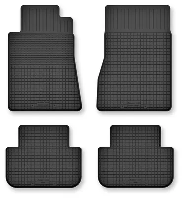Produktbild von Gummifußmatten 4er Set universal für: Mercedes E W124 Coupé (1984-1997)