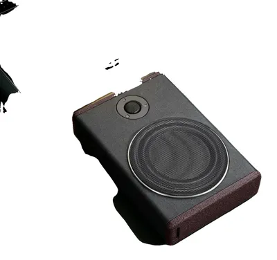 Zdjęcie produktu dla Aktywny subwoofer, maksymalna moc 600W, napięcie zasilania 12V (DC), wymiary 37x25x7,5 cm, zakres częstotliwości 40-200 Hz, impedancja 4 Ω