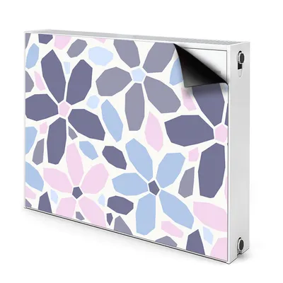 Produktbild von Magnet Heizung Verkleidung Abdeckung Heizung Heizkörperabdeckung 110x60 cm - Blumen, geometrisch