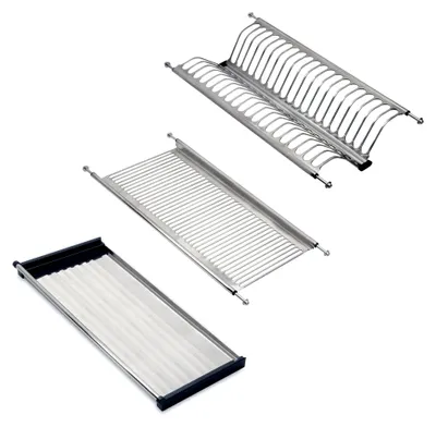 Produktbild von Abtropfgestell Suprastar für hohe Module, Innenraum 535-585mm, Verchromt, Stahl