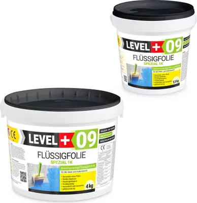 Produktbild von Dichtfolie 5,5kg Flüssigfolie Bad und Balkon Abdichtung Wasserdicht LEVEL+ RM09