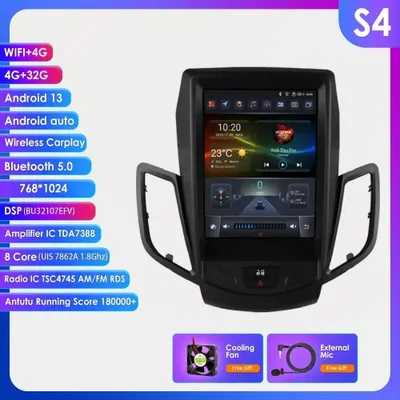 Immagine prodotto di Autoradio Android 14 - Lettore multimediale 2Din - Sistema di navigazione - Autoradio compatibile con Carplay - Android Auto wireless