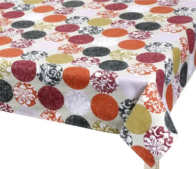 Produktbild von Tischdecke BERTA - 100x100 cm - Braun,Burgund,Orange