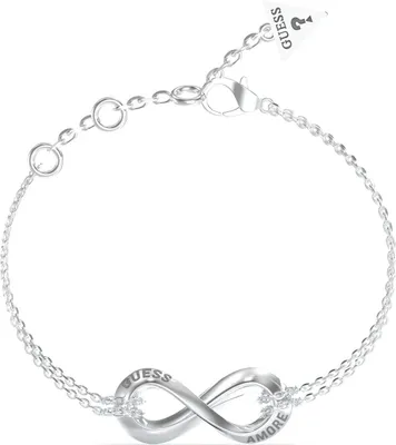 Image de Bracelet infini Guess en argent pour femmes