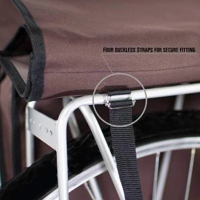 Imagen del producto de Famanu: Bolsa doble para bicicleta, 26 litros, resistente al agua, reflectante - color