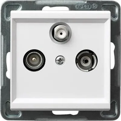 Obrázek produktu pro Ospel GPA-RS/m/00, Bílá, IP20, 71 mm, 35 mm, 71 mm, 104 g