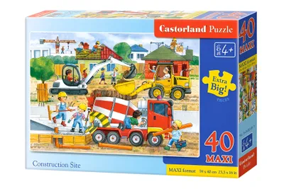 Obrázek produktu pro CASTORLAND Puzzle 40el. Staveniště Maxi