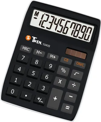 Zdjęcie produktu dla TWEN 555 TWEN 1040S Tischrechner schwarz