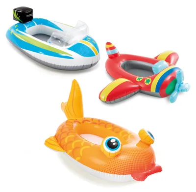Produktbild von Intex 59380NP, Gemischte Farben, Aufsitz-Schwimmer, Abbildung, Vinyl, 3 Jahr(e), Junge/Mädchen