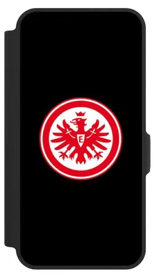 Produktbild von NIVOCASE Klapphülle für Samsung Galaxy A57 5G  Handyhülle aus Kunst Leder NIVOflip schwarz Adler Eintracht Frankfurt SGE