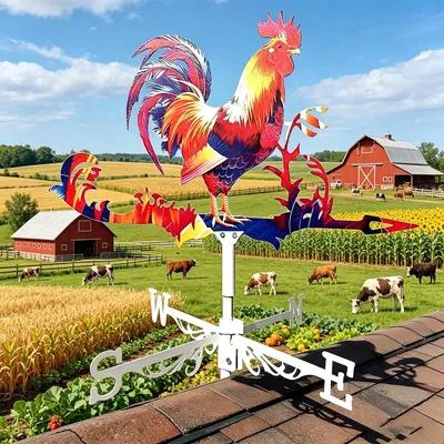 Produktbild von Dach- und Gartenkran mit Windrichtungsanzeige