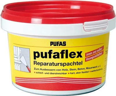 Produktbild von pufaflex Reparaturspachtel Spachtelmasse - 750g - lösungsmittelfrei