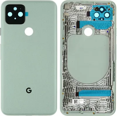 Produktbild von Google Pixel 5 Gehäuse + Kamera Glas Linse Abdeckung Grün