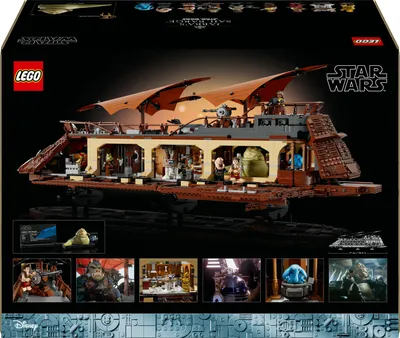 Produktbild von LEGO Star Wars Jabbas Segelbarke, Set zum Sammeln und Ausstellen aus der Ultimate Collector Series für Erwachsene, 11 Charaktere, Geschenk für Fans, UCS Sammlerstück 75397