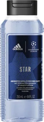Image de Adidas UEFA Star Edition Gel douche 250 ml