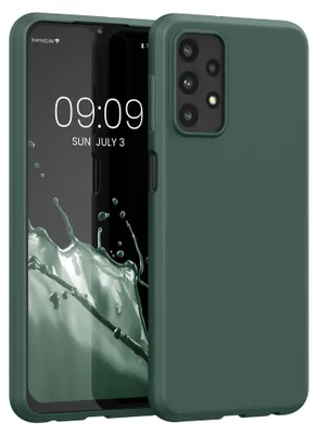 Produktbild von kwmobile Handyhülle für Samsung Galaxy A23 4G / 5G Hülle - TPU Case - Kabelloses Laden - Schutzhülle Cover in Moosgrün