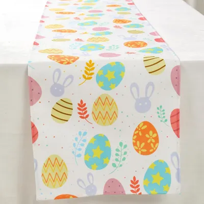 Produktbild von Dekorativer Tischläufer für Ostern, 33 x 183 cm
