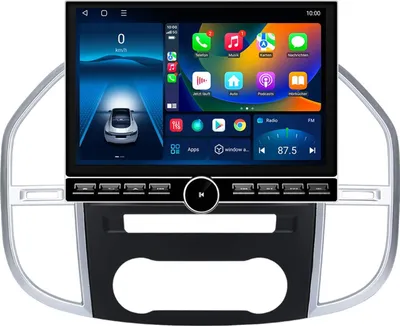Image de Autoradio Android 13 pouces 128 Go pour Mercedes-Benz Vito 3 W447 2014-2020 CarPlay Android Auto Navigation Bluetooth DAB+ Caméra de recul