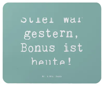 Produktbild von Mr. & Mrs. Panda Mousepad Spruch Bonusvater Freude - Meeresbrise - Geschenk, Geschenke, Elternteil, Familie Verwandte, mausteppich, Mouse Pad, persönliche Erinnerungen