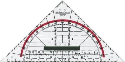 Image de FABER-CASTELL Geometrie-Dreieck klein mit Griff 14cm