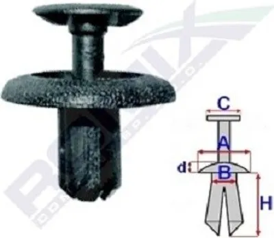 Produktbild von Clip - Zier- / Schutzleiste ROMIX ROM B22063