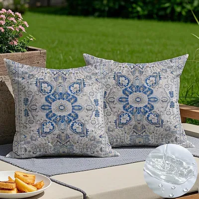 Immagine prodotto di Cuscino da esterno, resistente alle intemperie, 40 x 40 cm, adatto per giardino e soggiorno