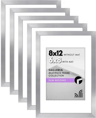 Immagine prodotto di Set di cornici - argento - PVC resistente - 8x12 pollici
