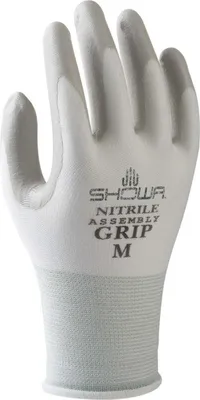 Produktbild von SHOWA Handschuh 370, weiß Gr. L 10 Stk