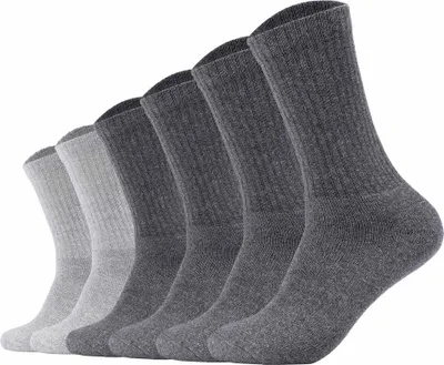 Produktbild von s.Oliver Uni Socken, 6er Pack - Essentials Tennis Socks, einfarbig Grau 35-38