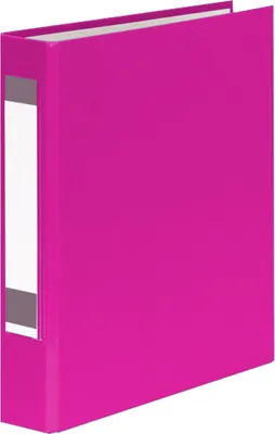 Produktbild von Ringbuch mit Rückenschild / DIN A5 / 2-Ringmechanik / Farbe: pink