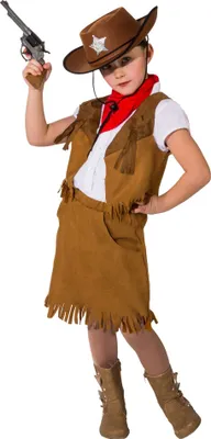 Produktbild von Cowgirl Rock mit Weste für Kinder, Groesse:116