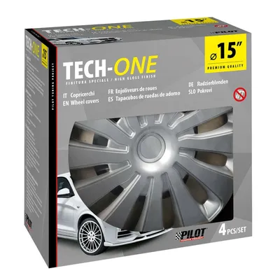 Produktbild von 15" Zoll Radkappen Silber Radzierblenden Radblenden 31652 PILOT