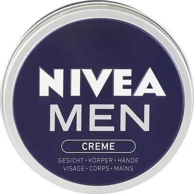 Produktbild von Nivea Men Creme - Feuchtigkeitsspendend - Nährend - Universalhülle - Männlich - Topf - Aqua - Glycerin - Paraffinum Liquidum - Alcohol Denat. - Cetyl Alcohol - Glyceryl Stearate,... - 150 ml