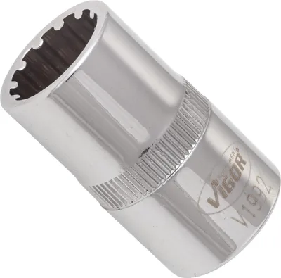 Produktbild von Vigor V1992, Buchse, 1/2", Metrisch, 1 Kopf/Köpfe, 14 mm, 38,1 mm