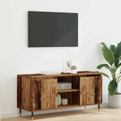 Productafbeelding van Maison Exclusive - TV-meubels: 104 x 35 x 50 cm, gemaakt van gerecycled hout en houtvezel