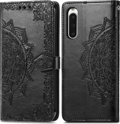 Obrázok produktu pre imoshion Mandala Bookcase pre Sony Xperia 10 V - čierna
