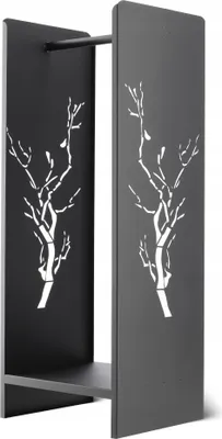 Produktbild von Brennholzregal - Kaminholzhalter - 90 cm - Robustes Metall - Große Kapazität - Stabile Konstruktion