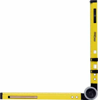 Produktbild von Bauwinkelmesser, Wasserwaage, Zirkel 3 in 1 KD10442