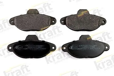 Obrázek produktu pro KRAFT 6003040, sada brzdových destiček, přední, pro vozidla FIAT PANDA (169), PUNTO (188), Seicento / 600 (187), PUNTO (176), CINQUECENTO (170)