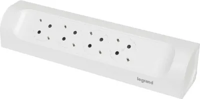 Obrázek produktu pro Legrand rohov zsuvkov lita 4x zsuvka, bez kabelu Ultra bl 694503
