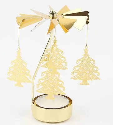 Produktbild von DECOLED Engelsglocke, 8 x 13 cm, Weihnachtsbäume, gold