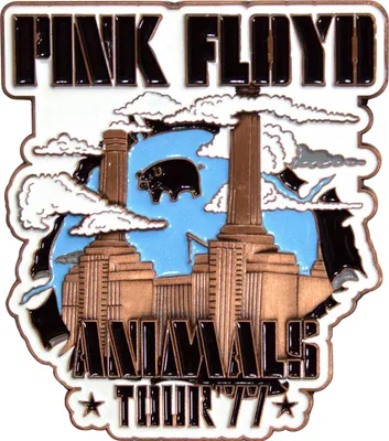 Produktbild von Pink Floyd - Kühlschrank-Magnet "Animals Tour 77" RO13273 (90 mm) (Bunt)